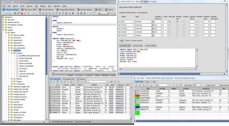 Click to view RazorSQL 5.6.3 screenshot