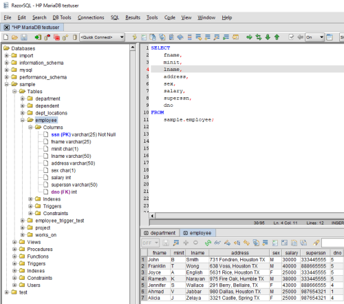 MariaDB Database Client