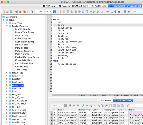 DynamoDB Query Tool for Mac