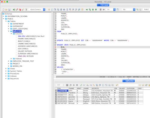 H2 Database Client