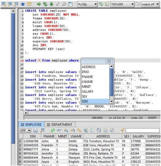SQLite SQL Editor